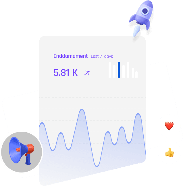 Upfinity growth analytics dashboard